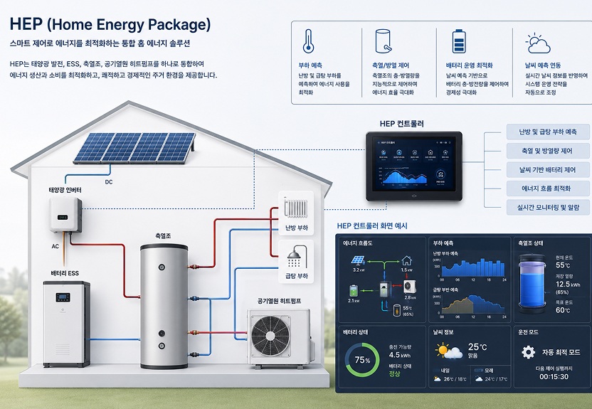 HEP(Home Energy Package) 시스템 구성도