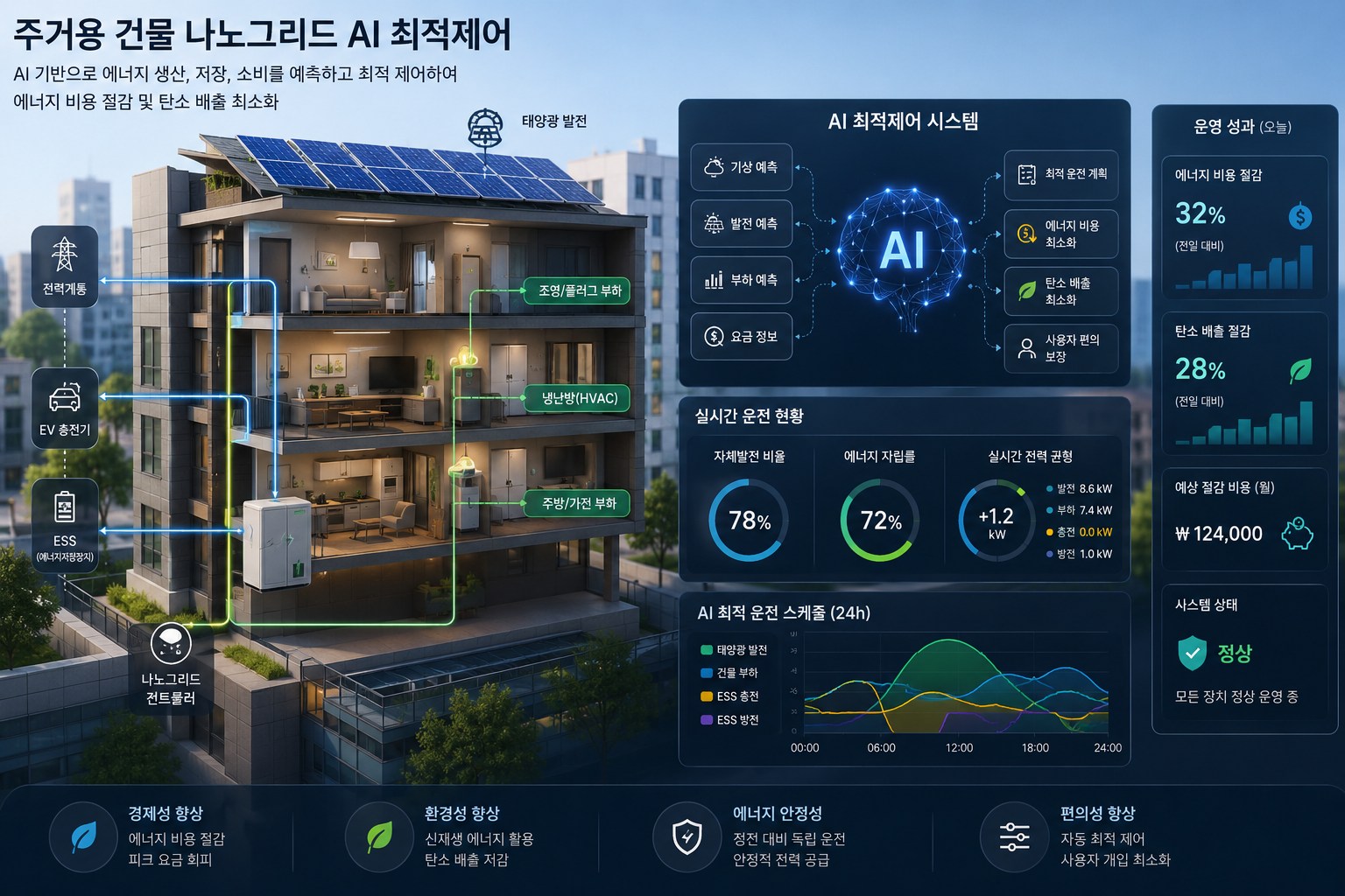 주거용 건물 나노그리드 AI 최적제어